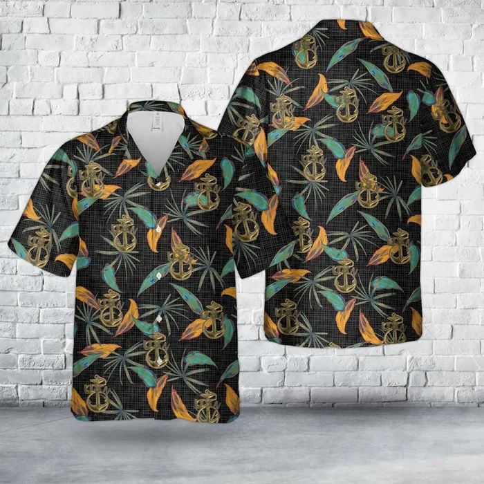1893 Navy Chief Anchor Hawaiian Shirt – Fanshubus.com