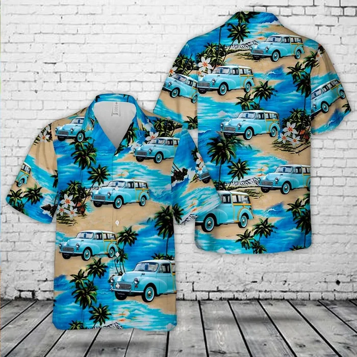 1970 Morris Minor 1000 Traveller Hawaiian Shirt – Fanshubus.com