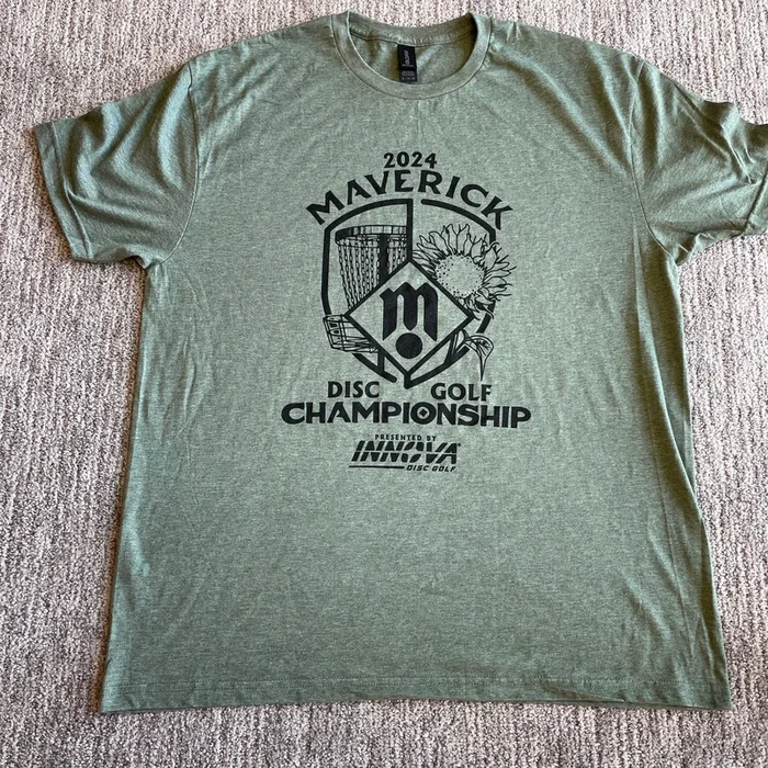 2024 Maverick Disc Golf Championship Tee Shirt