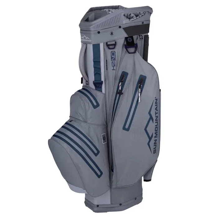 2024 Sun Mountain H2NO Lite Cart Bag – Nickel/Cadet