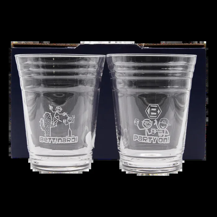 2025 Party On!™ Sterling Cut Glass Selection Party Cup (Set of 2)