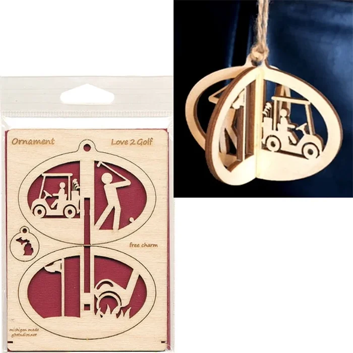 3D Christmas Ornament Card