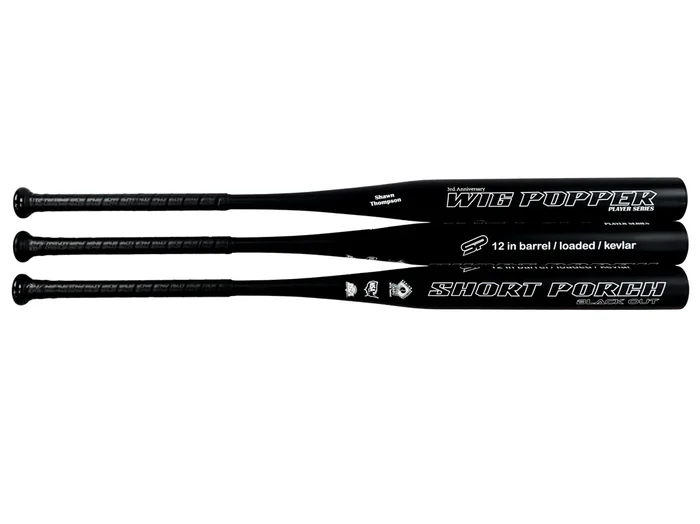 3rd Anniversary Player Series Wig Popper Kevlar – 1-pc / 12 in – Short Porch Senior Slow Pitch Softball Bat – .5 load …. HOT …Insane Performance with added Durability