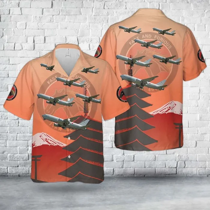 404th Tactical Airlift Tanker Squadron (JASDF) Boeing KC-767J Tanker(97-3603) Hawaiian Shirt – Fanshubus.com