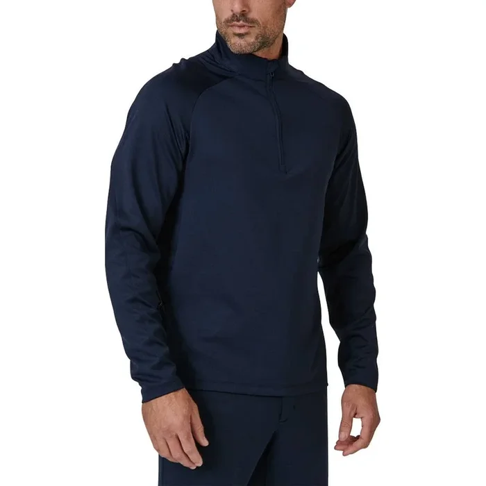 7Diamonds A-Game Quarter Zip Golf Pullover Navy – FW23 Men