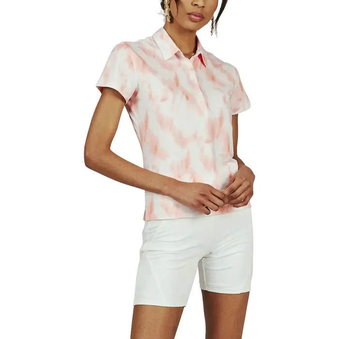 7Diamonds Inoa Golf Polo Orange – SS23 Women