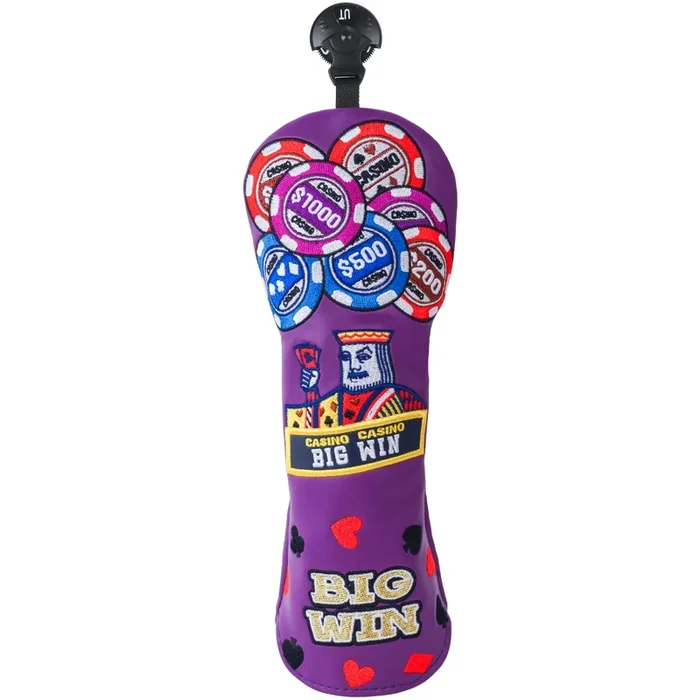 “Purple Poker BIGWIN” Hybrid Headcover