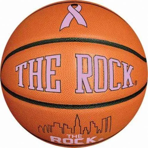 “The Rock” Pink Ribbon C2C Basketball | Breast Cancer Awareness