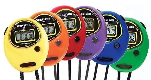 ACCUSPLIT Survivor II Stopwatches | Set of 6 | Hours, Minutes, Seconds