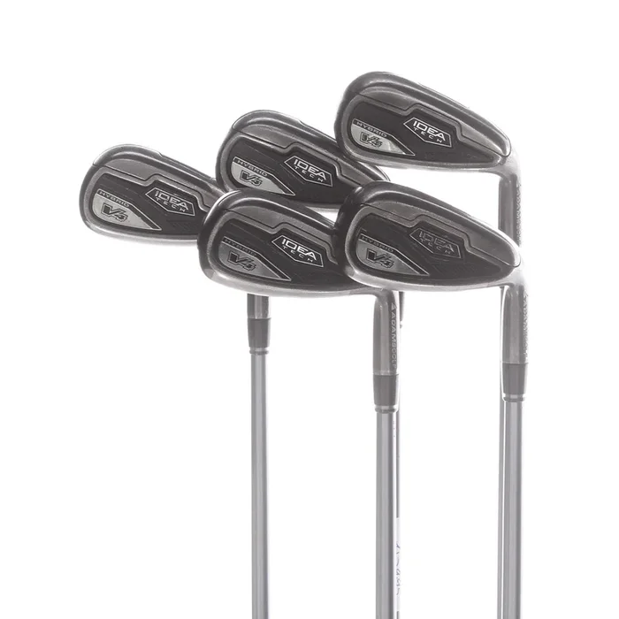 Adams Golf Idea Tech V4 Hybrid Graphite Men’s Right Irons 7-GW Regular – Bassara 60 x5ct R