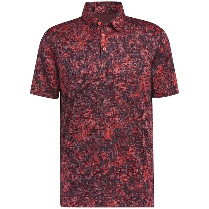 adidas Aerial Jacquard Polo Shirt – Bright Red