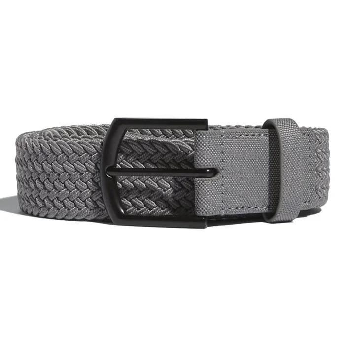 adidas Braided Stretch Belt – Grey Heather