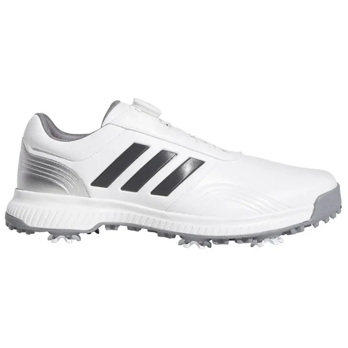 adidas CP Traxion BOA Golf Shoes – White/Grey/Silver