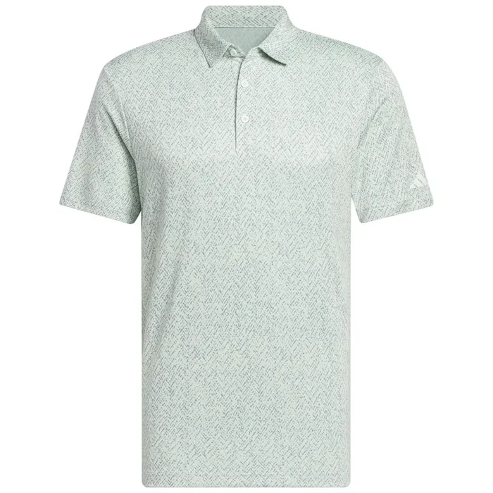 adidas Fairway Jacquard Polo Shirt – Semi Green Spark