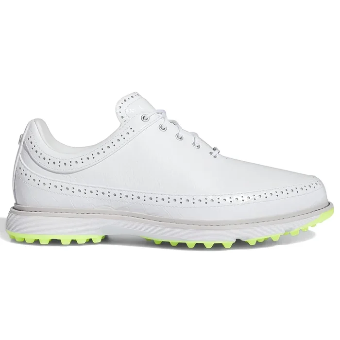 adidas MC80 Spikeless Shoes – White/Matte Silver/Lucid Lemon