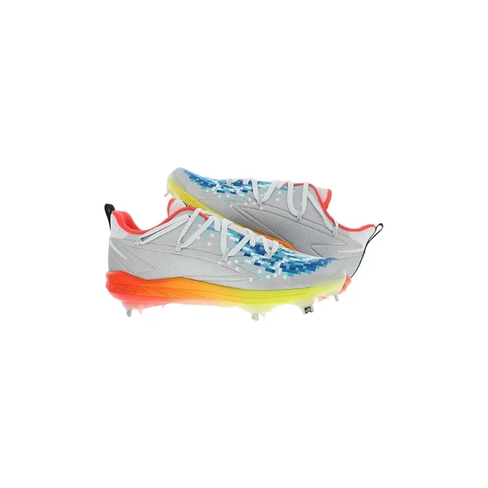 Adidas Men’s Adizero Afterburner 8 KO Baseball Cleats – Silver/Blue