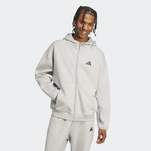 adidas Men’s Future Icons Full-Zip Hoodie (Tall)