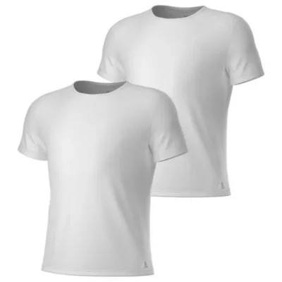 adidas Men’s Stretch Cotton 2-Pack Crew Neck