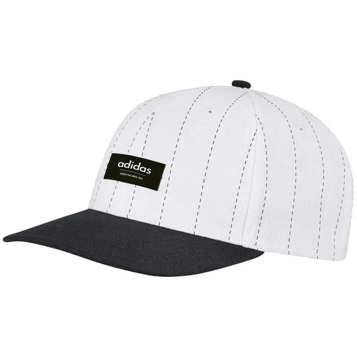 adidas Pinstripe Hat – White