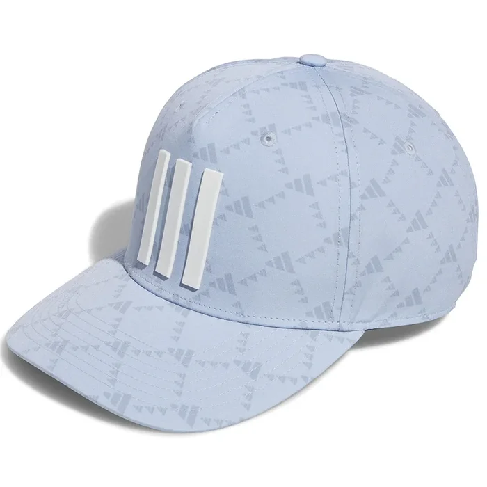 adidas Tour 3 Stripe Print Cap – Wonder Blue