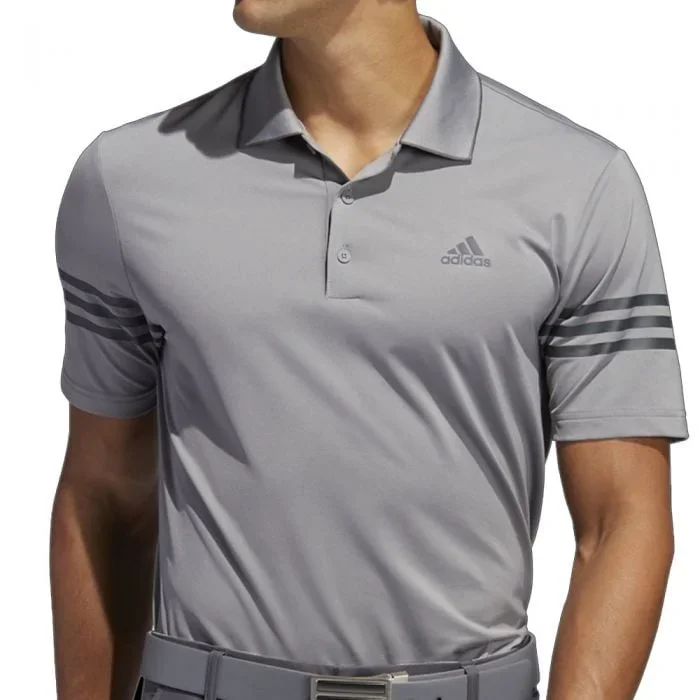 adidas Ultimate365 Blocked Polo Shirt – Grey Three/Grey Five