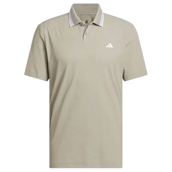 Adidas Ultimate365 Pique Golf Polo Shirt – Beige