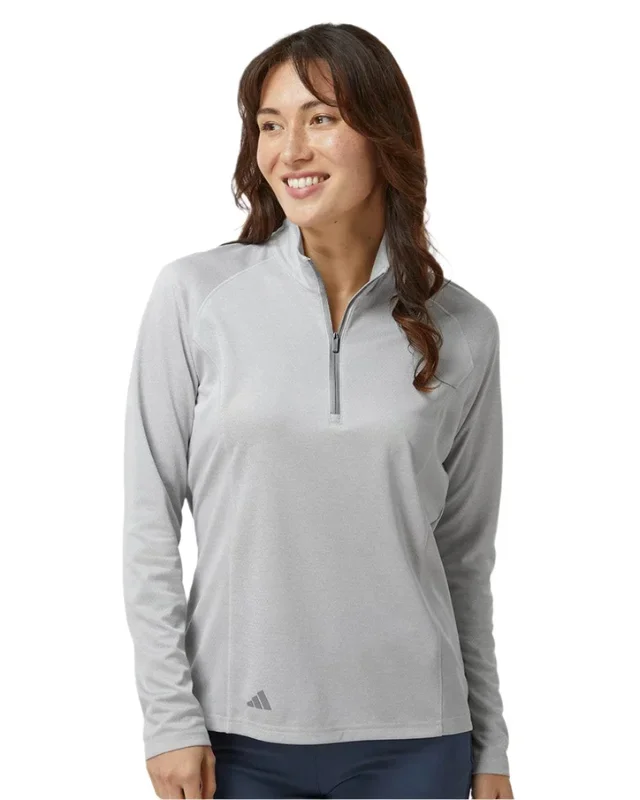 adidas Women’s Space Dyed Quarter-Zip Pullover