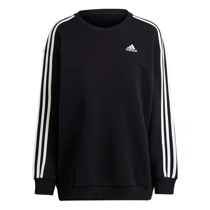 Adidas Women’s 3-Stripes Oversized Fleece Sweatshirt