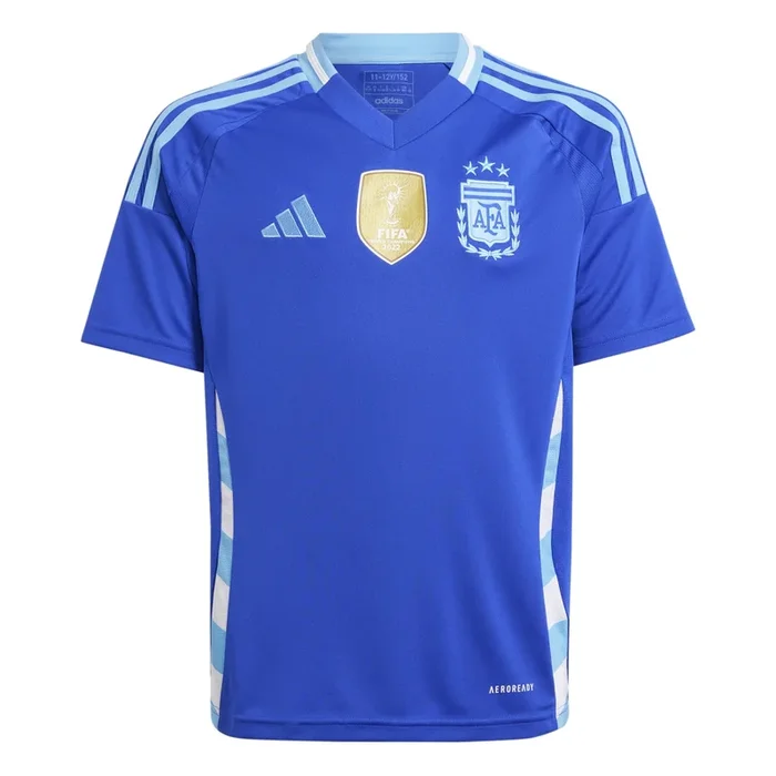 adidas Youth AFA Argentina 24 Away Soccer Jersey