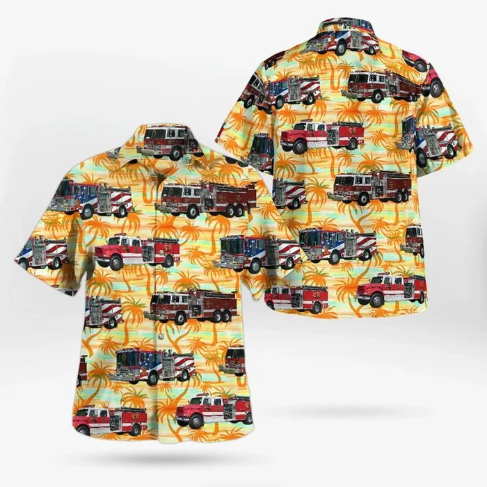Allen City Floyd County Allen Volunteer Fire Department Hawaiian Shirt – Fanshubus.com