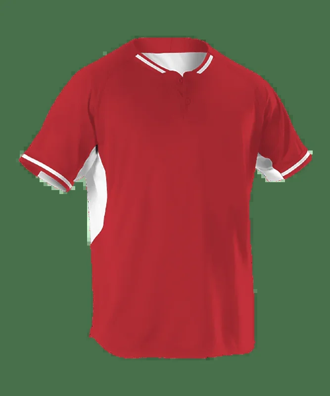 Alleson Men’s 2 Button Baseball Jersey