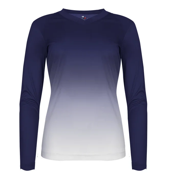 Alleson Women’s Ombre Long Sleeve Volleyball Jersey