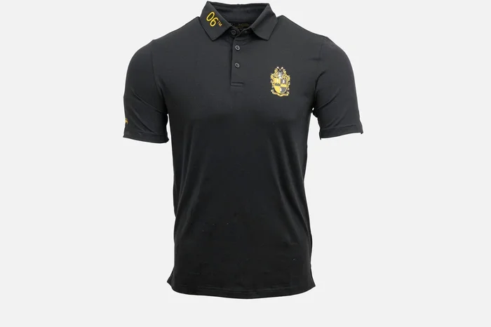 Alpha Phi Alpha Black Polo