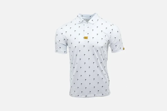 Alpha Phi Alpha White Polo with 06 Flags