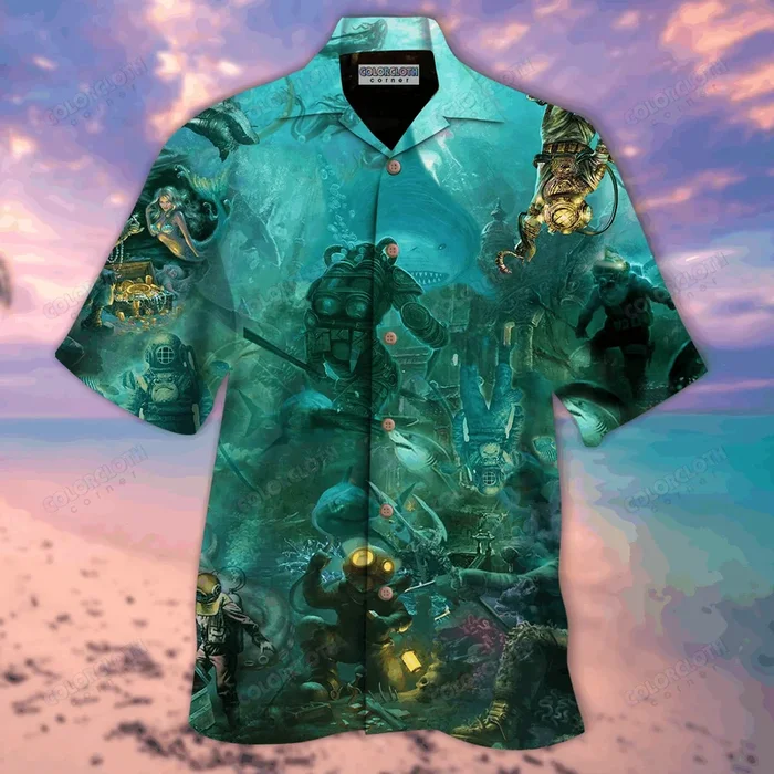 Amazing Into The Sea Hawaiian Shirt . – Fanshubus.com