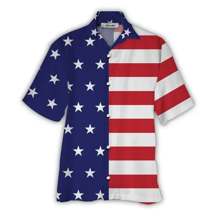 American Flag Hawaiian Shirt (5)- For men and women – Fanshubus – Fanshubus.com