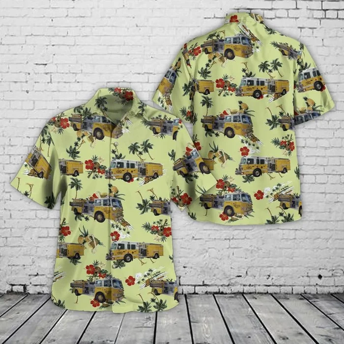 Andalusia Fire Protection District, Andalusia, Illinois Hawaiian Shirt – Fanshubus.com