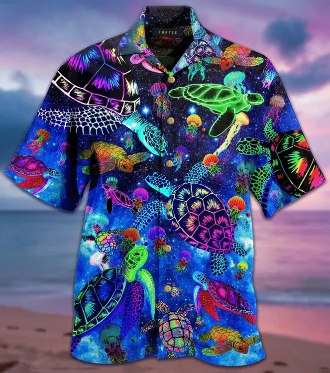 Apayprint- Turtle 3D All Over Printed Hawaiian Shirt | Unique Beach Shirt- For men and women – Fanshubus – Fanshubus.com