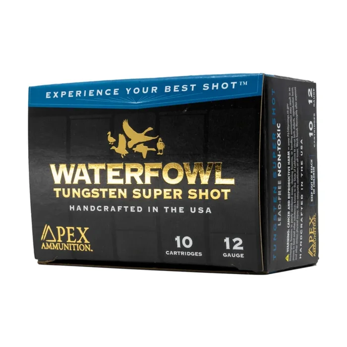 Apex Ammunition Tungsten Super Shot 10ga 3.5in 2 1/2oz 9 Shot