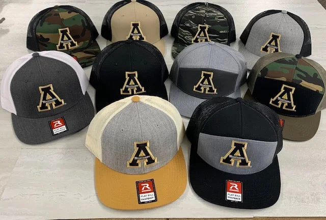 Appalachian State Mountaineers Richardson Flat Bill Hats