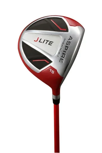 Aspire JLite Childs Golf Driver for Ages 3-5 (kids 36-44″ tall) Red
