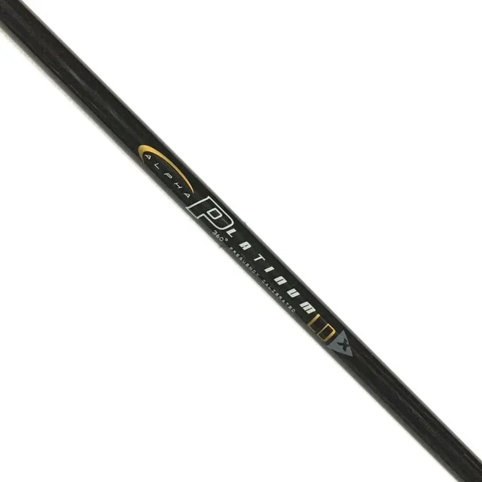 (ASSEMBLED) Alpha Platinum Long Drive Graphite Shaft with Adapter Tip + Grip