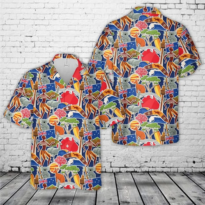 Australia seamless patter Hawaiian Shirt – Fanshubus.com