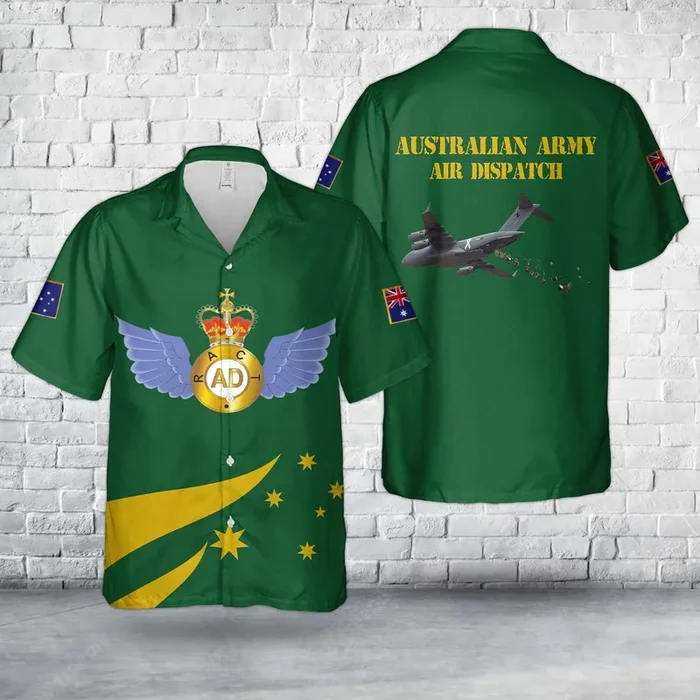 Australian Army Air Dispatch C17A Mass CDS Hawaiian Shirt – Fanshubus.com
