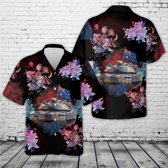 Australian Army M1 Abrams Tank Australia Day Hawaiian Shirt – Fanshubus.com
