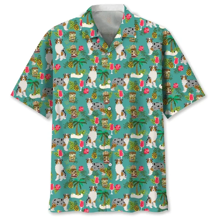 Australian Shepherd Hawaiian Beach Hawaiian Shirt – Fanshubus.com