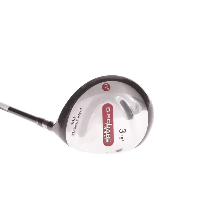 B Square Golf Hyper Stainless Steal Graphite Mens Right Hand Fairway 3 Wood 15 Degree Regular – B Square Golf