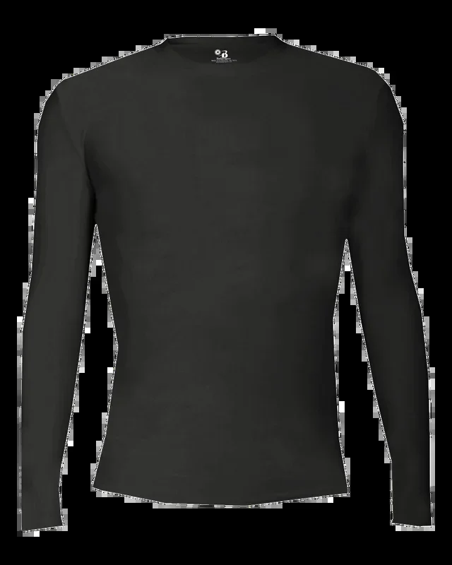Badger 2605 Youth Pro-Compression Long-Sleeve Crew Shirt