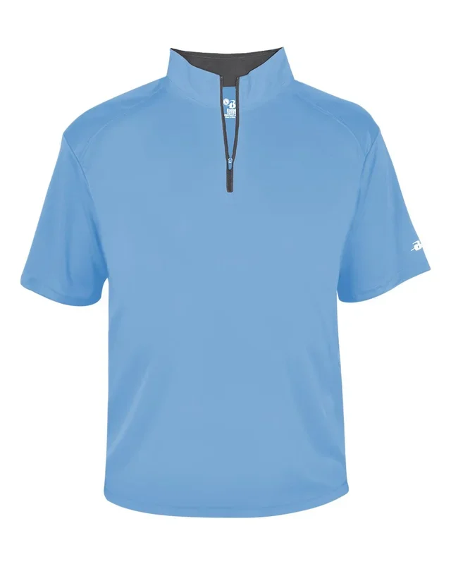 Badger Men’s B-Core Short-Sleeve 1/4 Zip Pullover