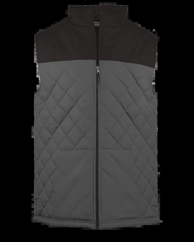Badger Men’s Colorblock Quilted Vest